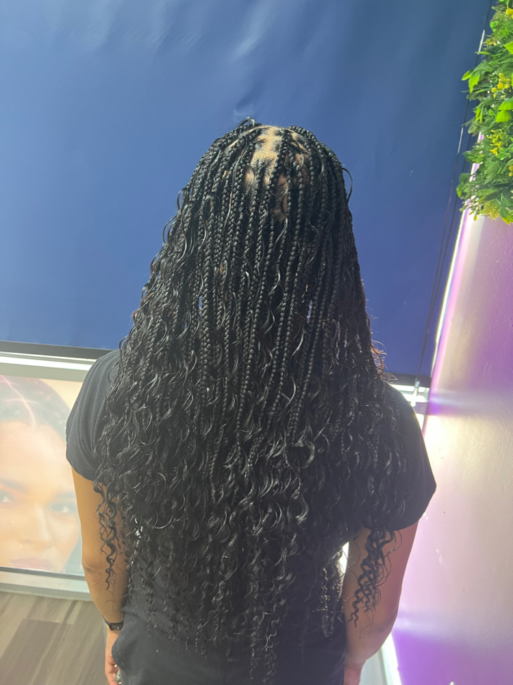 Boho Knotless Braids