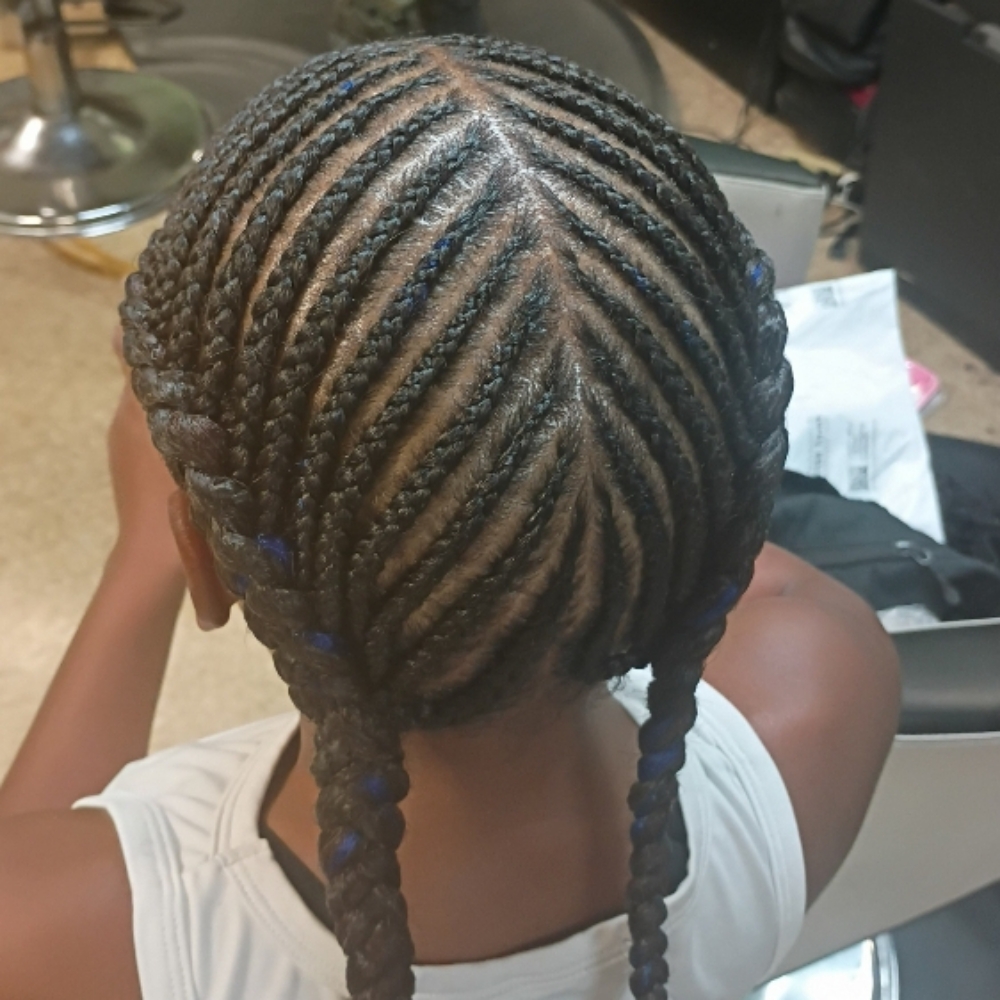 Two Braids at Bri Stylez in Orlando, FL