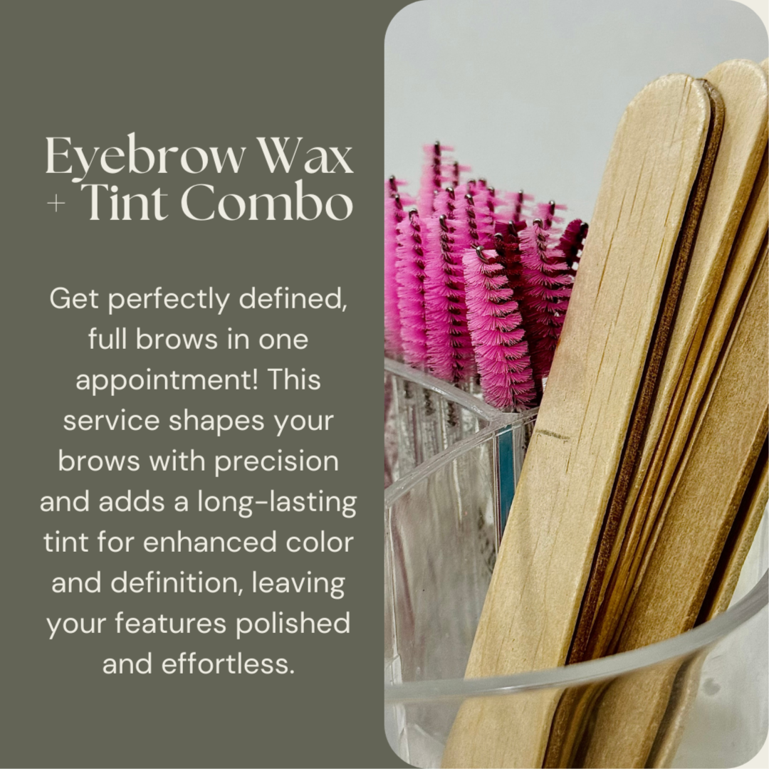 Eyebrow Wax & Tint Combo
