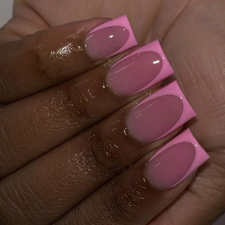 Full French Tip Nail Set