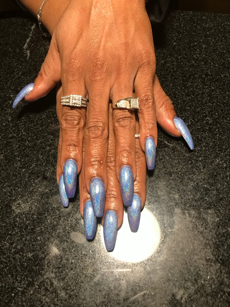 Holo Chrome Nails