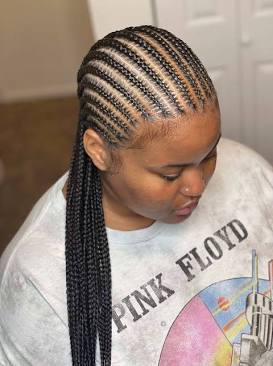 Straight Back Cornrows (12 And Up)