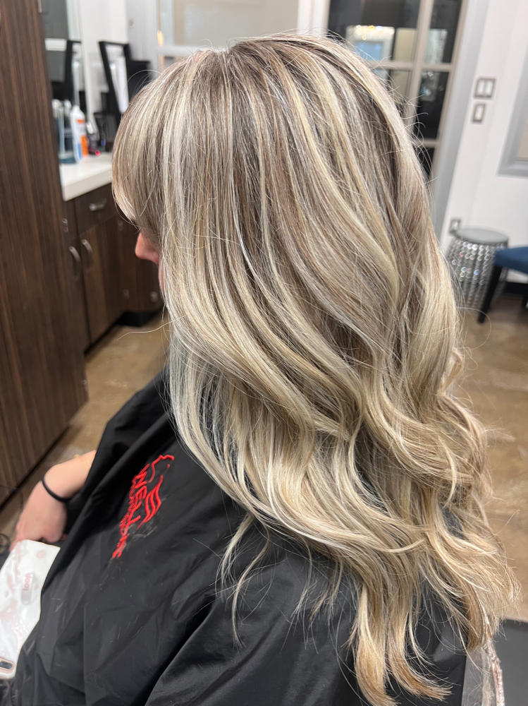 Highlights And Toner And Haircut