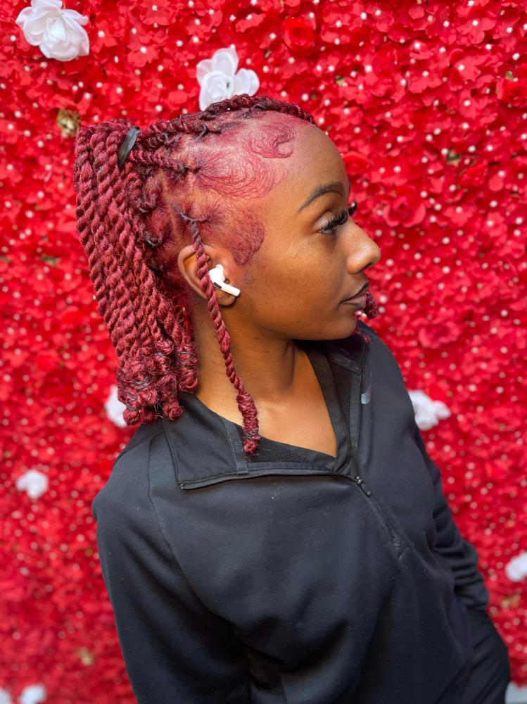 Invisible Locs SHORT/ponytail