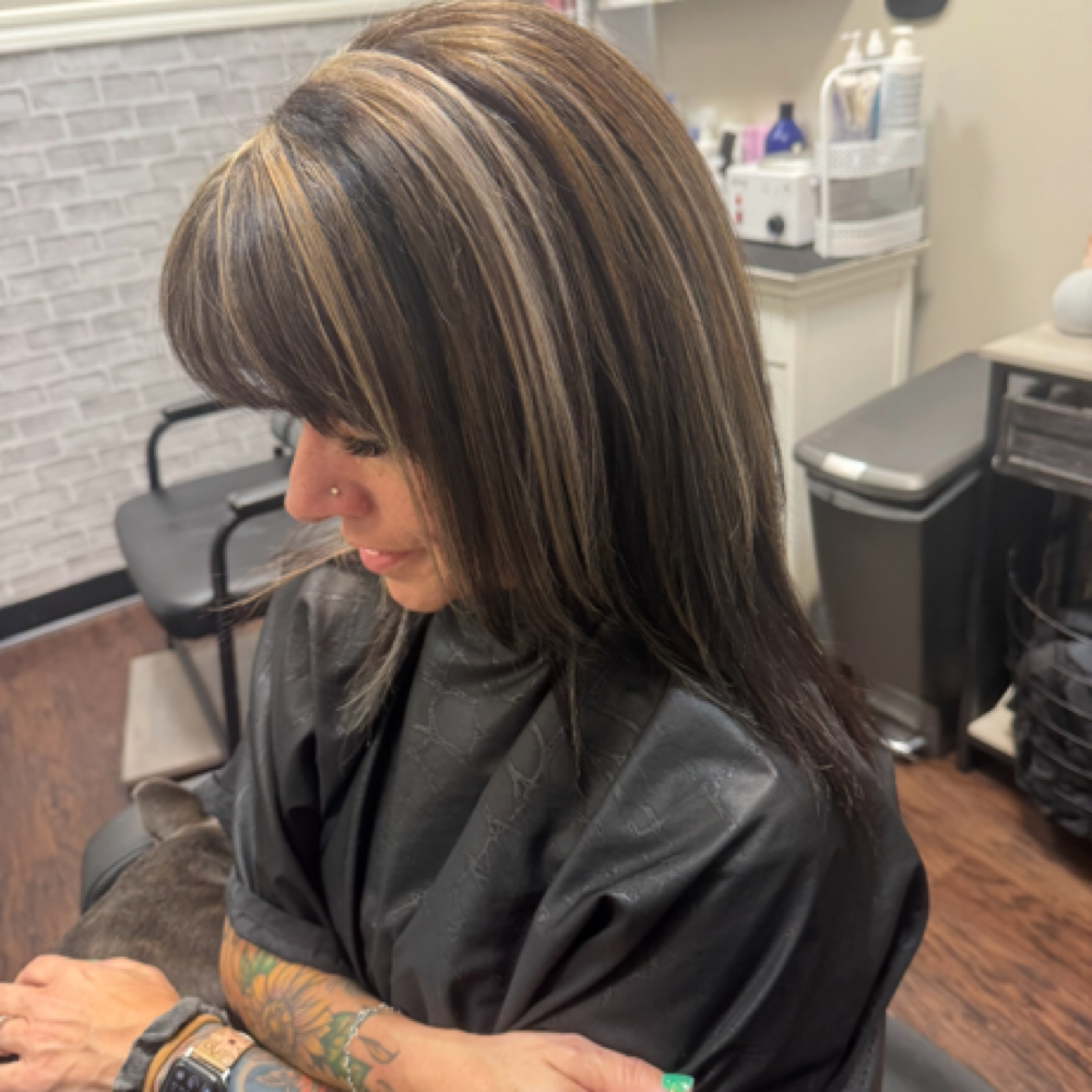 Retouch With Highlights at Sarah’s Hair Studio in Longmont, CO