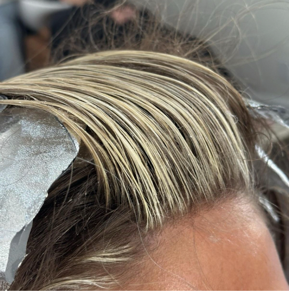 Money Piece at Mane Obsession Salon in Spring, TX