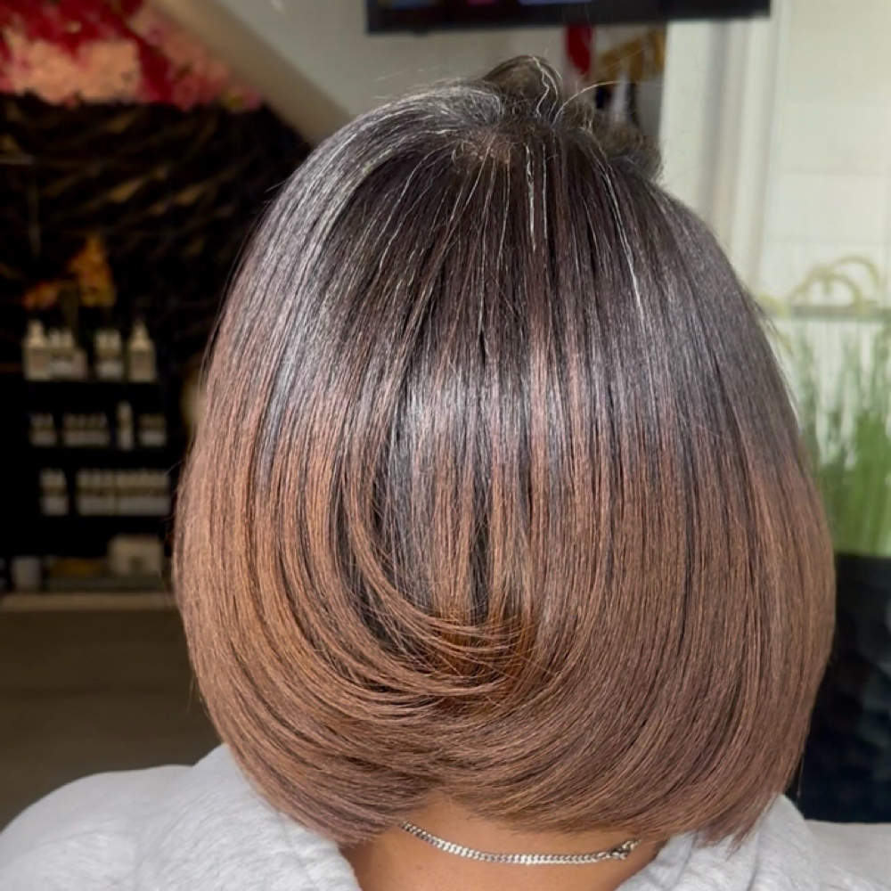 Silk Press (same Price For Children at Chanel’s Transformation Beauty Bar in Warner Robins, GA