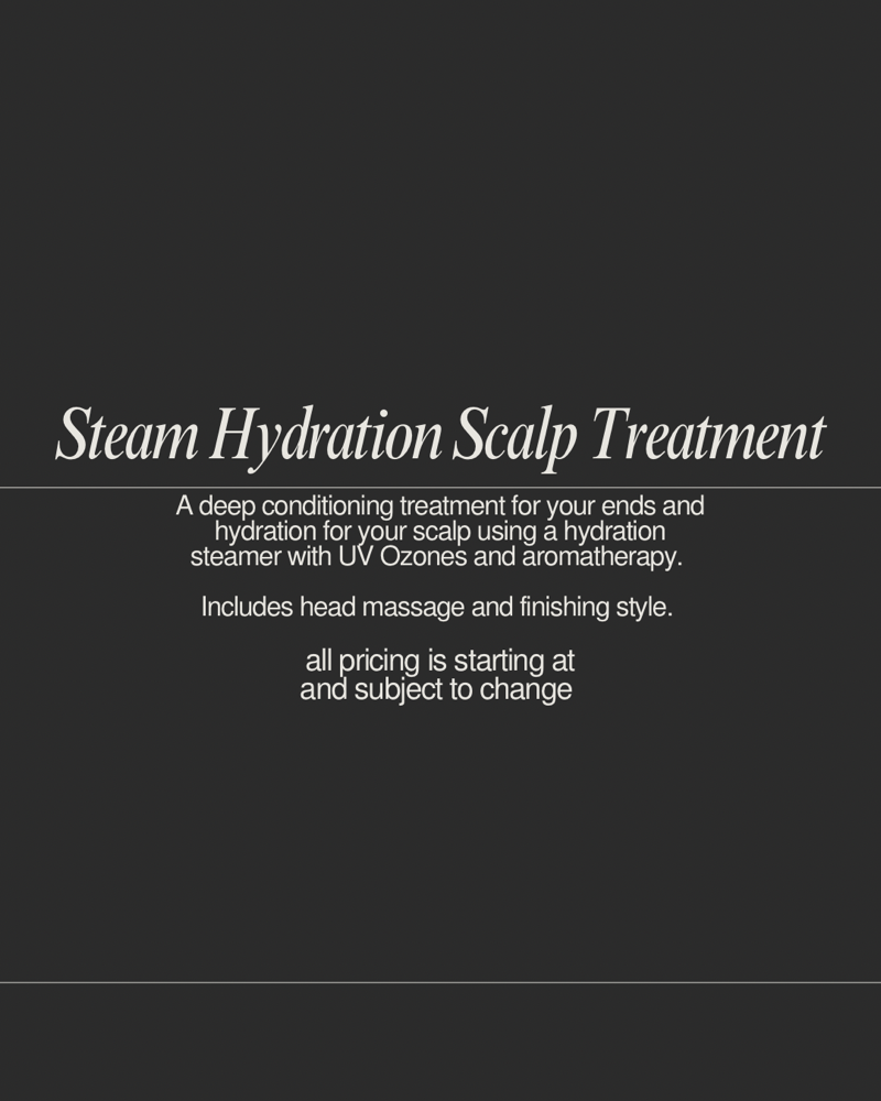 Steam Hydration Scalp Treatment