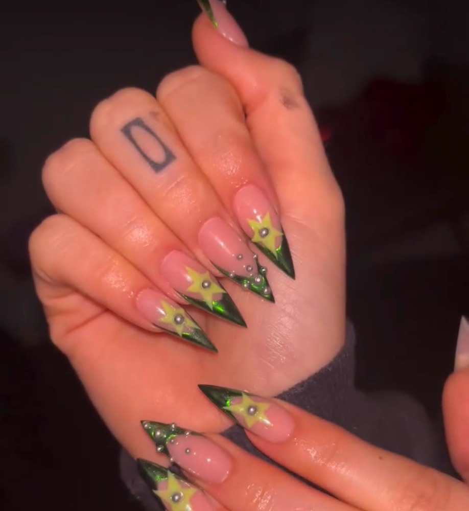 Designed French Tips
