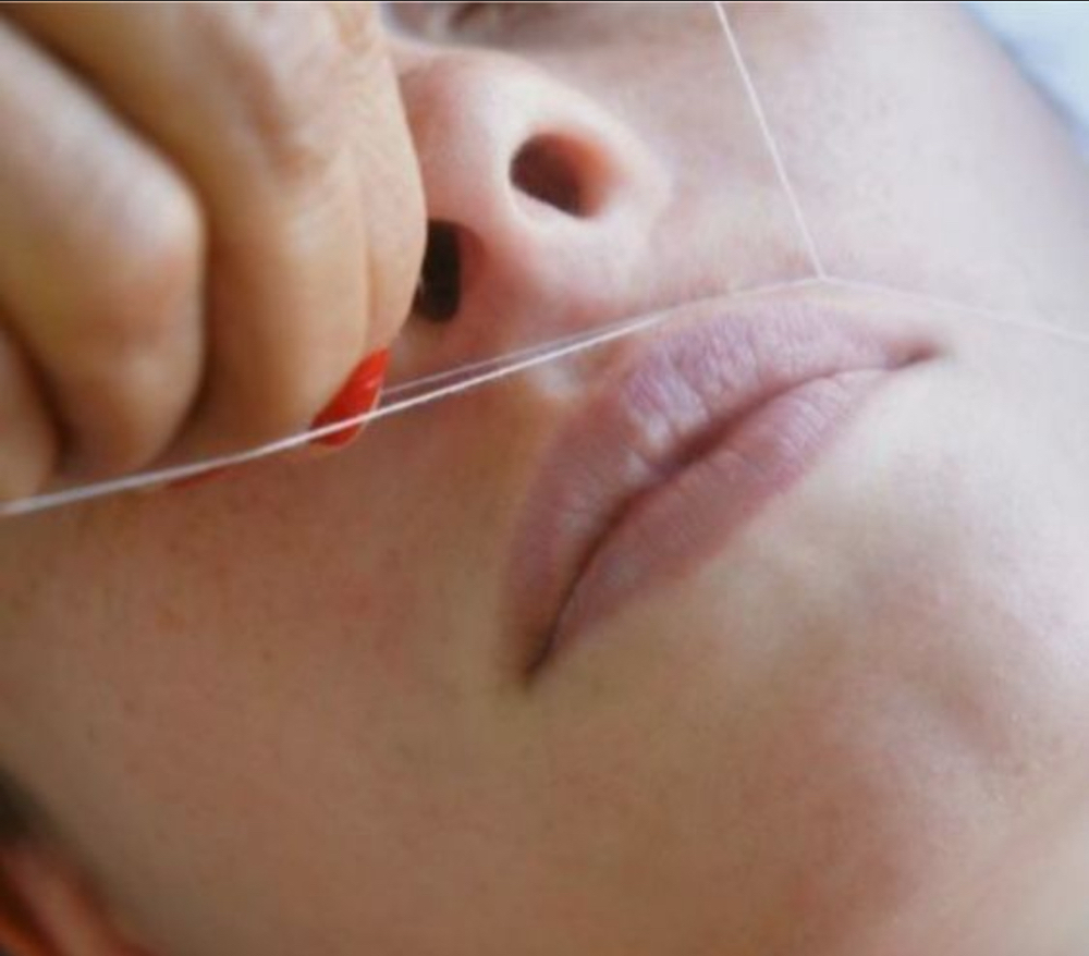 Upper Lip Threading