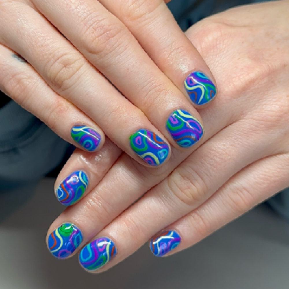 Not So Basic Hard Gel Refill at Tatted nails in Richmond, VA