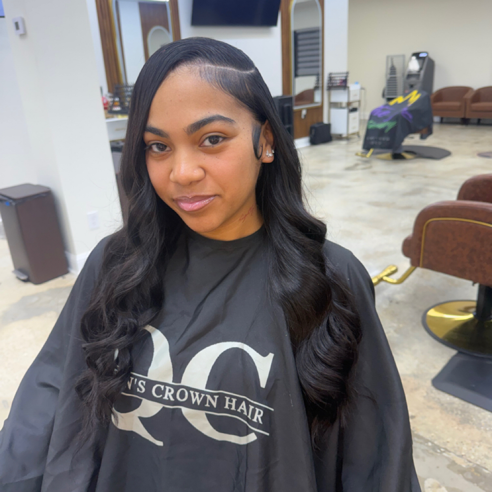 Quick Weave With Leave Out at Queen’s Crown Hair in New Orleans, LA