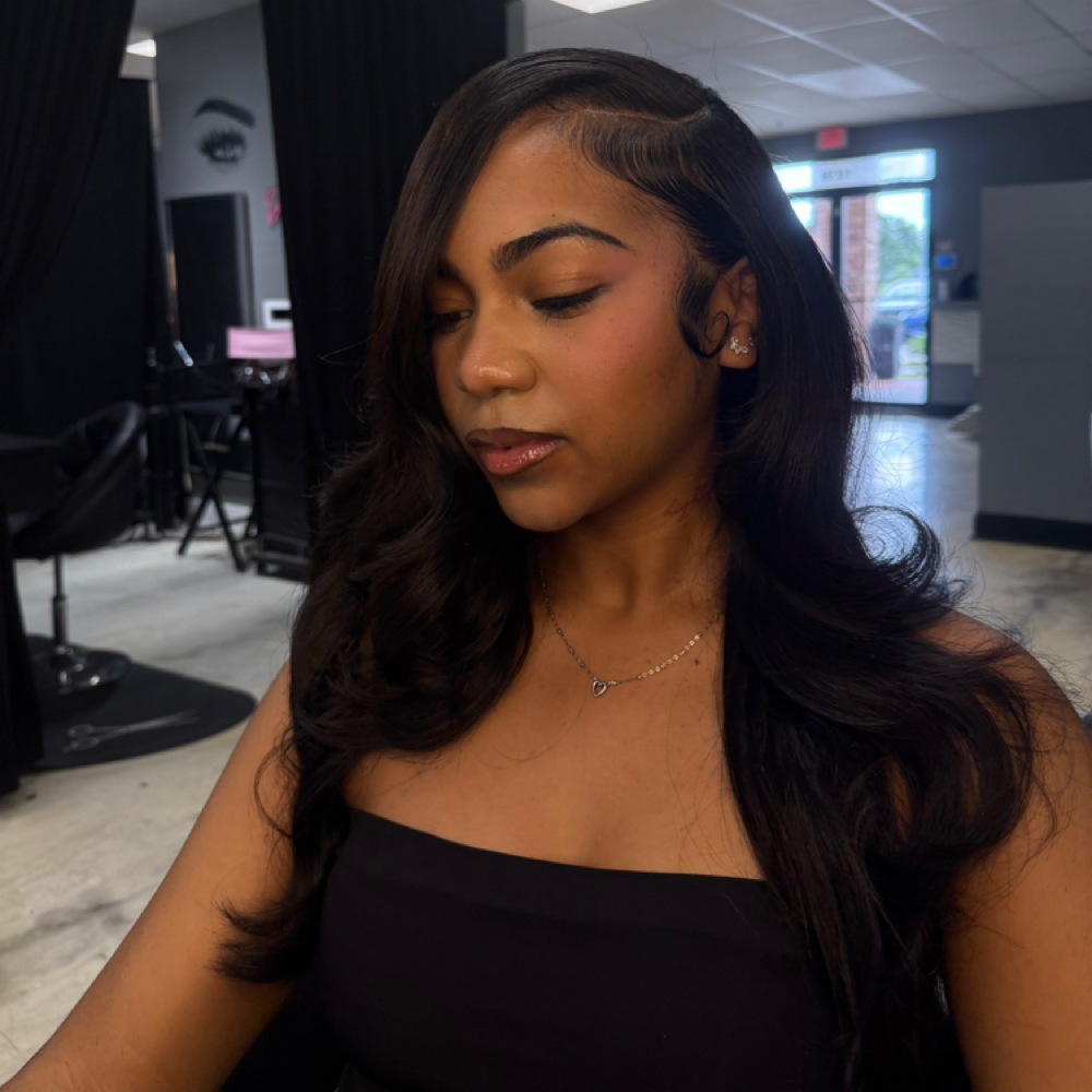 Quick Weave With Leave Out at Queen’s Crown Hair in New Orleans, LA