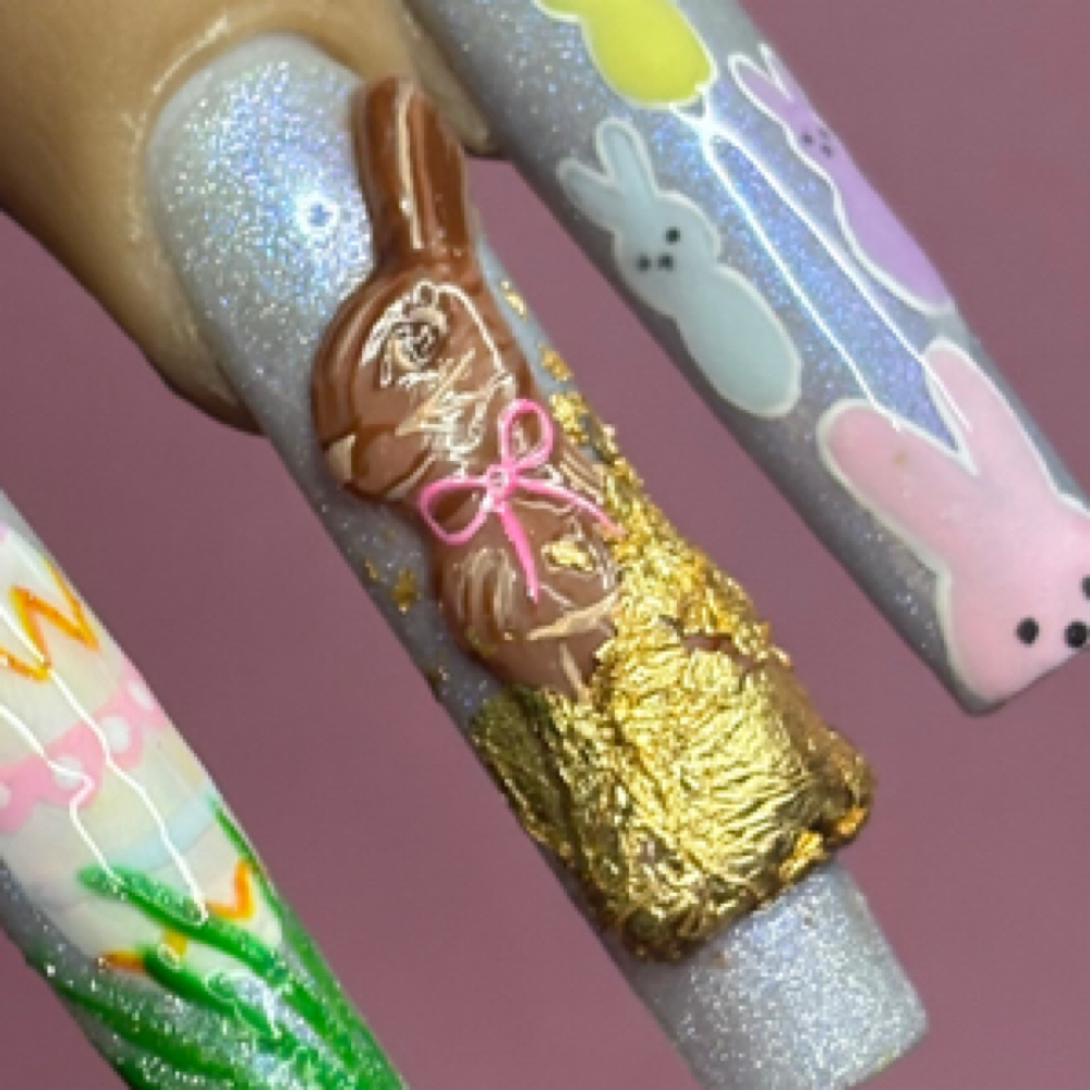 3D Nail art at E-Curve Nails in Wurtsboro, NY
