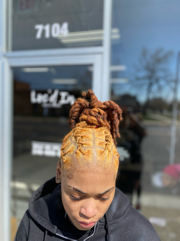 Color Whole Head at Queen Of Diamond Locs in Detroit, MI