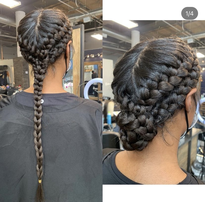 Protective Style Pinup W/Wo Weave