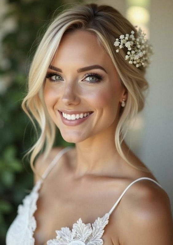 Bride Hairstyle + Glam