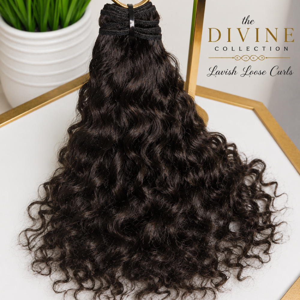 Lavish Loose Curls at Chi’ Styles in Del City, OK