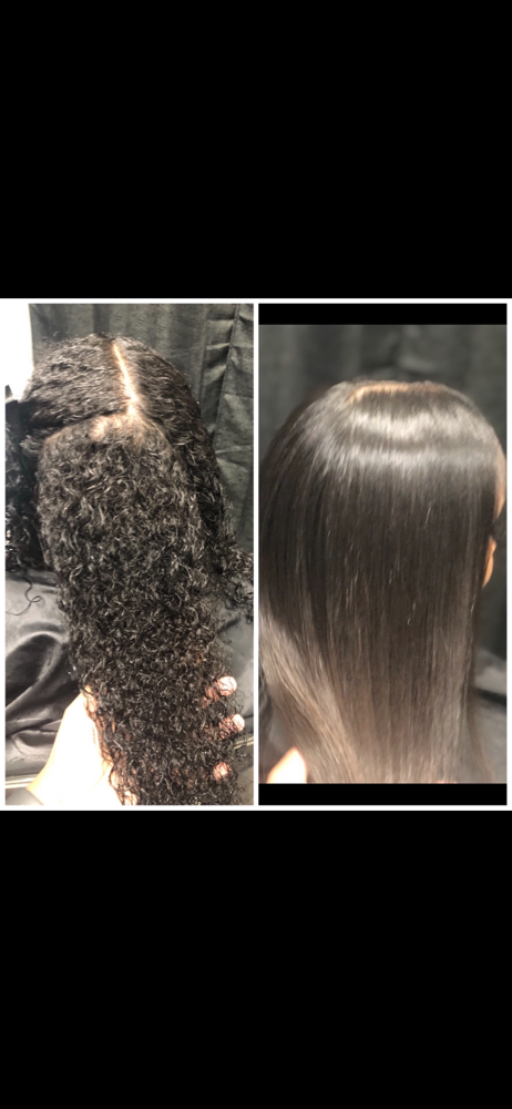 Silk Press (Natural Hair)