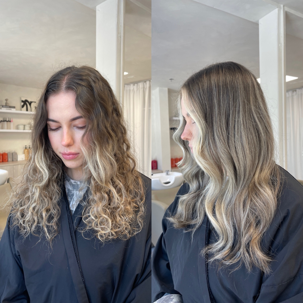 Dimensional Custom Blonding Session at Luxe and Mane Co in Spring, TX