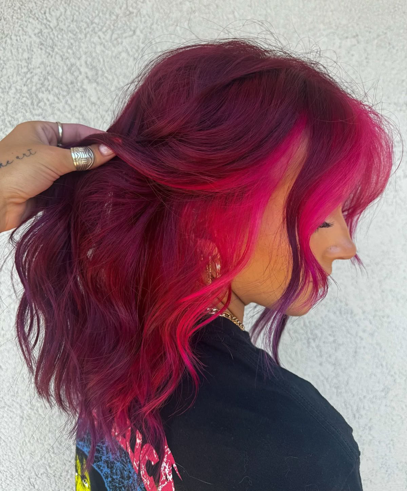 Partial Fantasy Color at hair by maddie linder in grand junction, CO