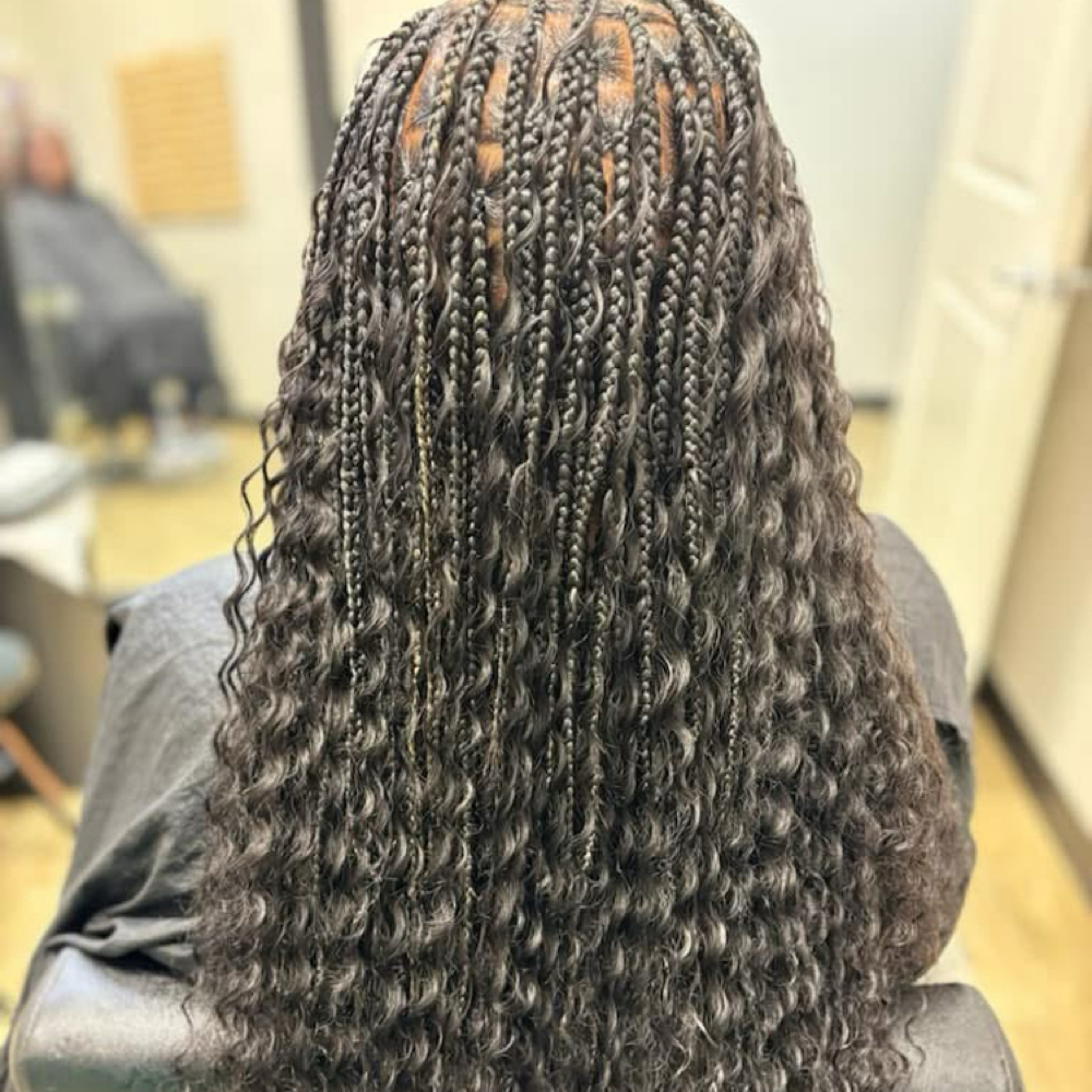 Bohemian Knotless Braids at Eden Holistic Hair in Hendersonville, TN