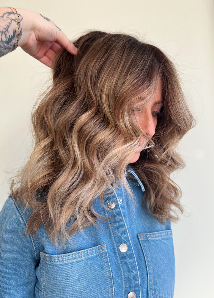 Partial Balayage And Haircut