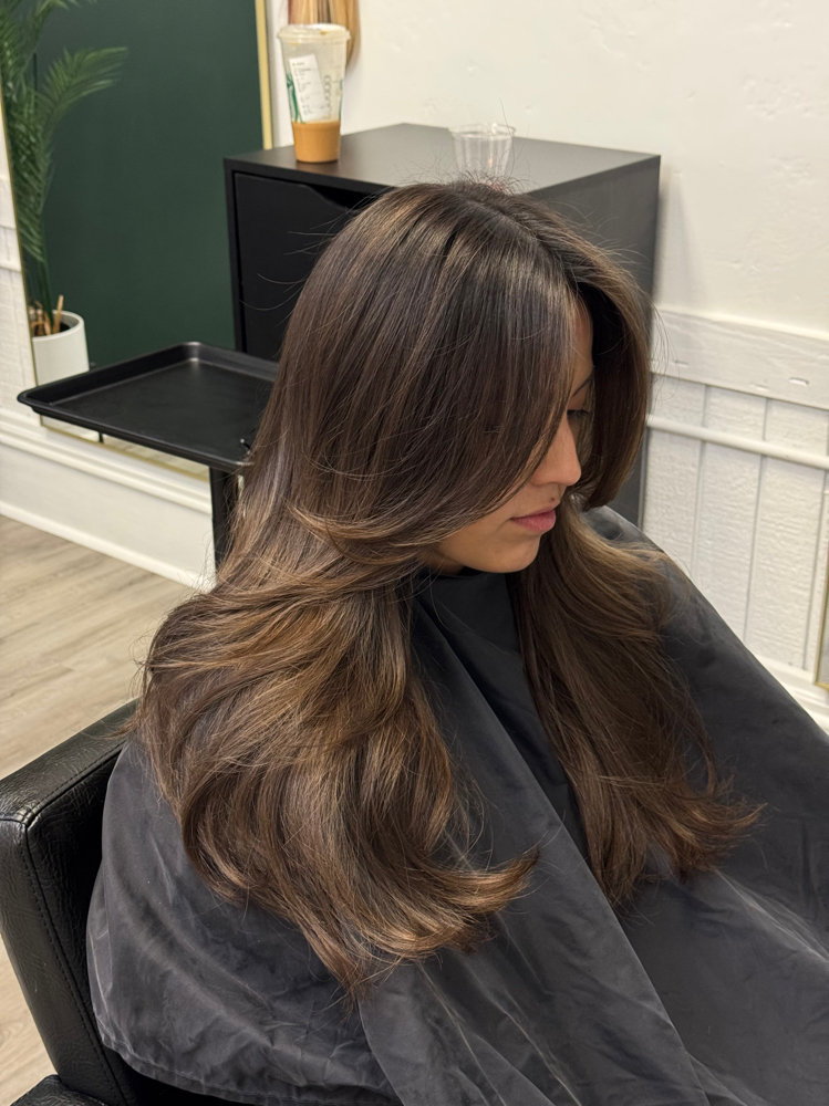 Blowout + (Shampoo) Style at B. Yourself Salon in Hays, KS