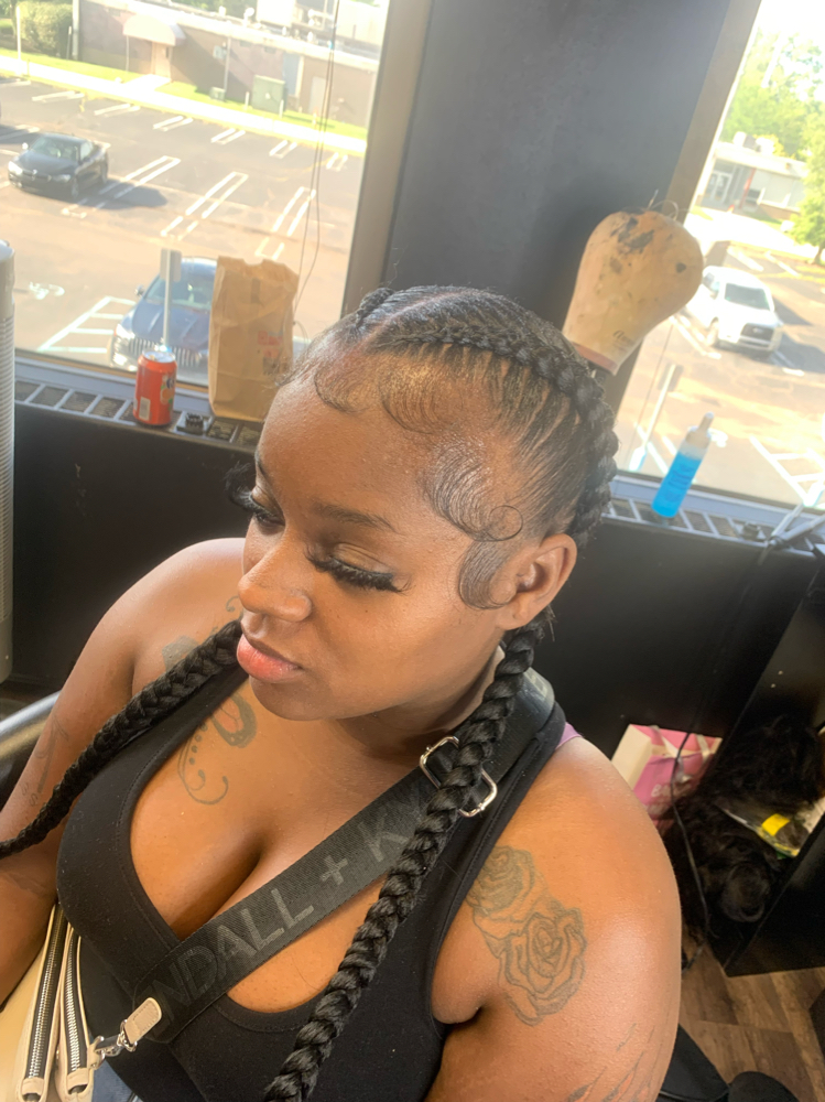 2 Feedins at Hair Styles By Madi in Oakpark, MI