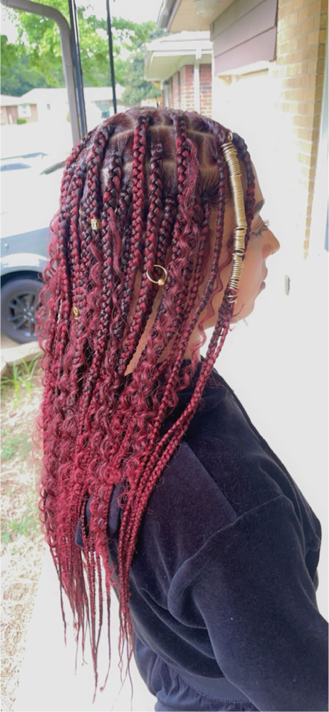 ADD BOHO CURLS (NOT FULL) at Stella.slayss in St. Peters, MO