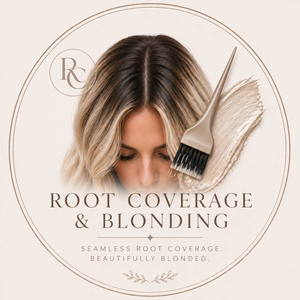 Root Color/Full Blonding/Haircut at The Renewed Edit by Sarah Wiese Hair in Sterling, VA