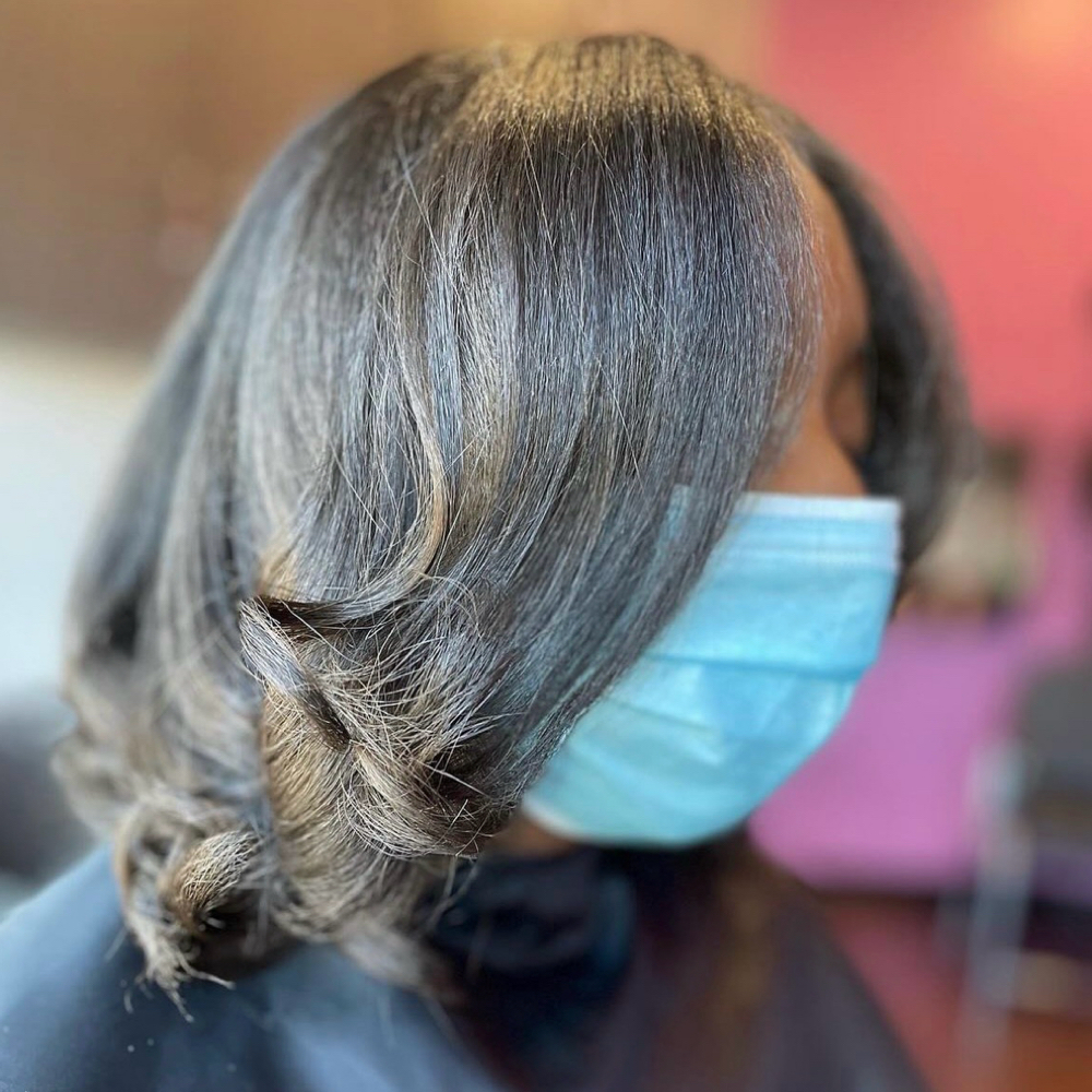 Silk Press at Ren’e Beauty Salon in Hamden, CT