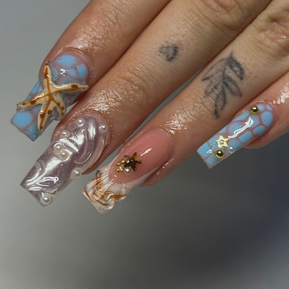 tier 3 nail art at Nailcouture.tx in Garland, TX