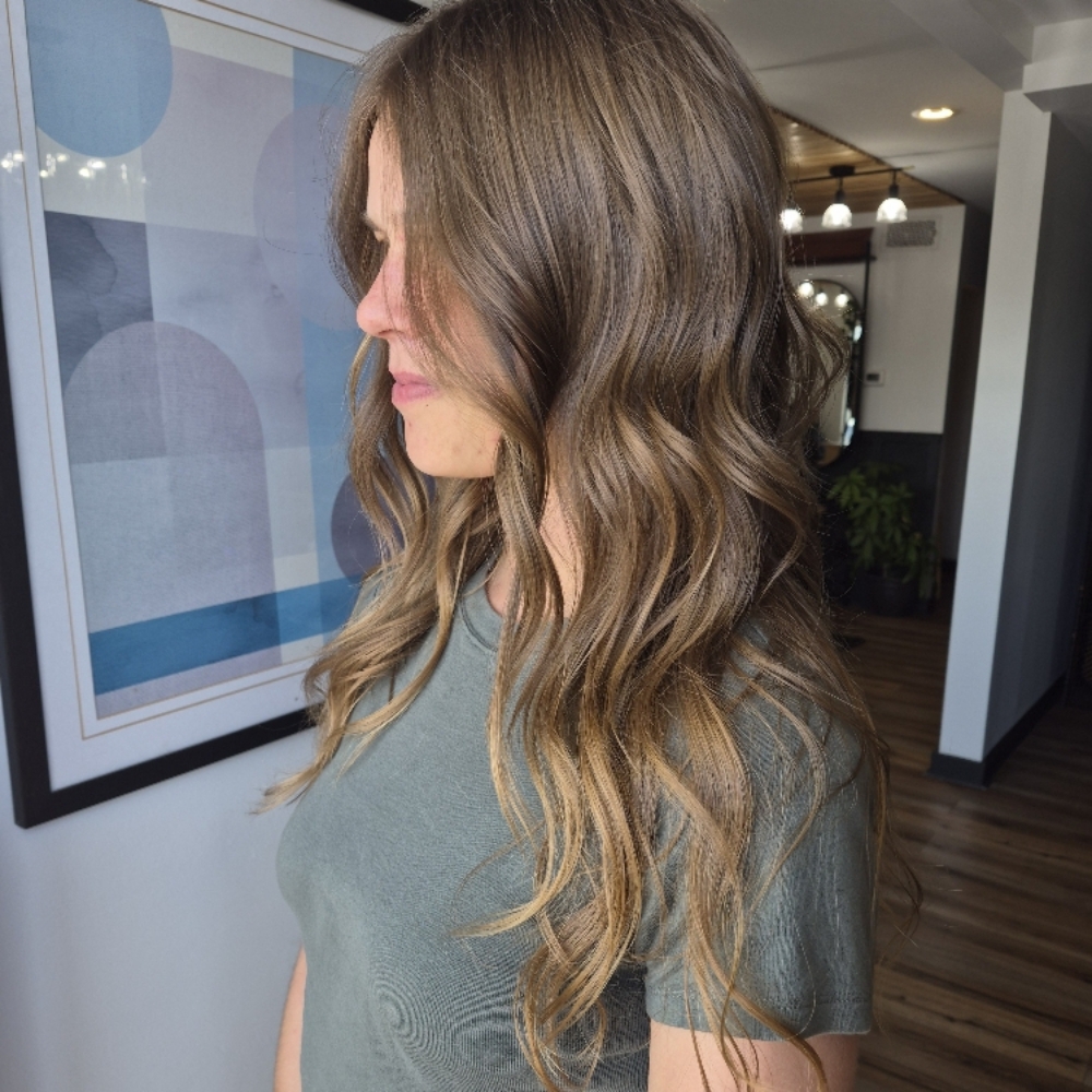 Partial Balayage Highlights at Casey at Revive Hair Studio in Richmond, KY