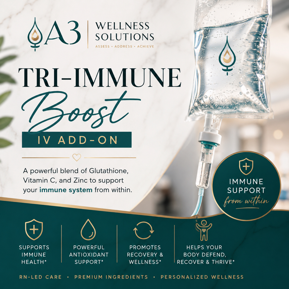 Tri-Immune Boost IV Add-On at A3 Wellness Solutions in Freeport By, NY