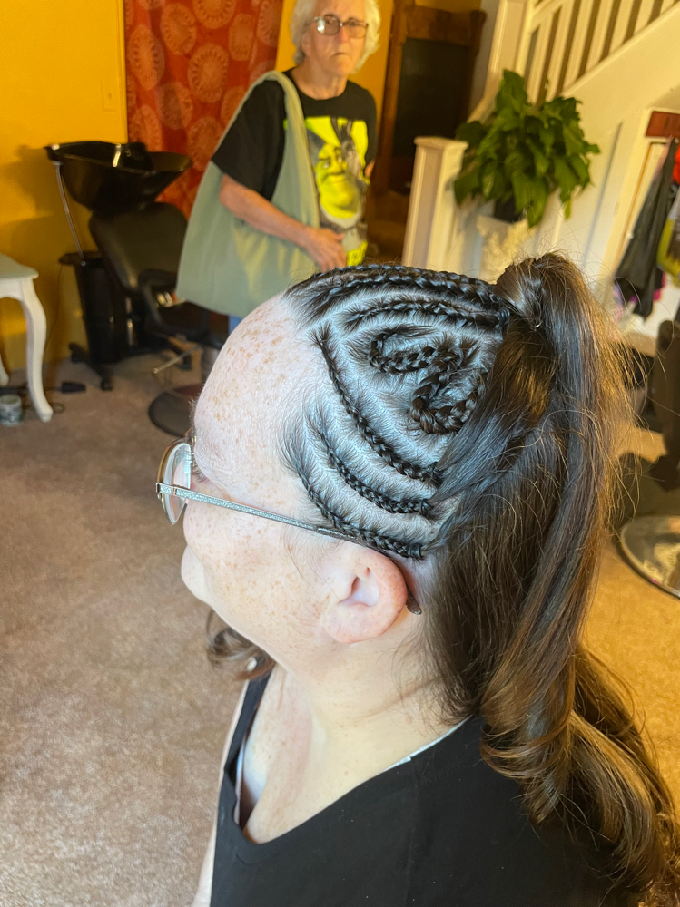 Halfway Back Braids at Lavish salon in Independence, KS