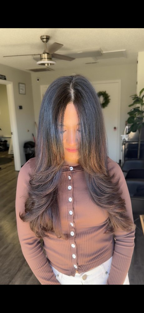 Texturized Layered Haircut