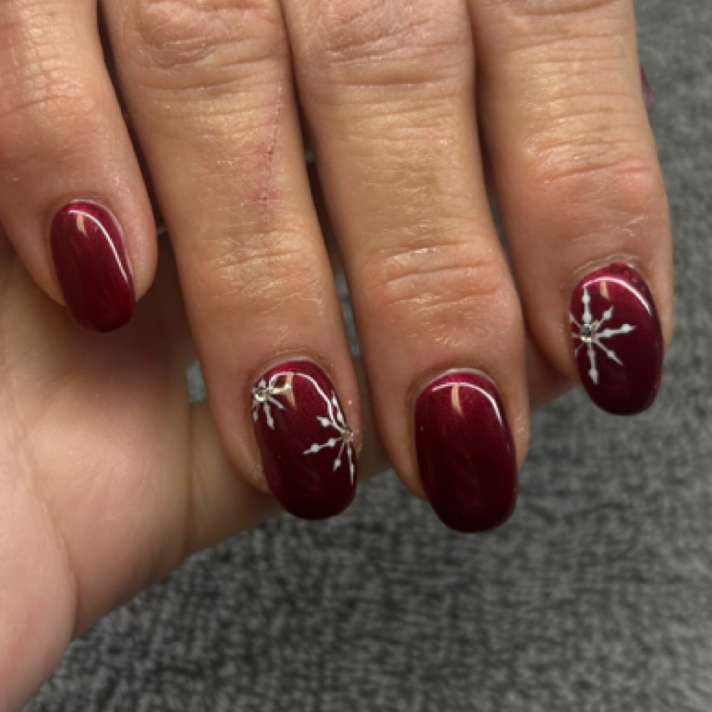 Simple Nail Art at Nails By Kaelin in Warren, OH