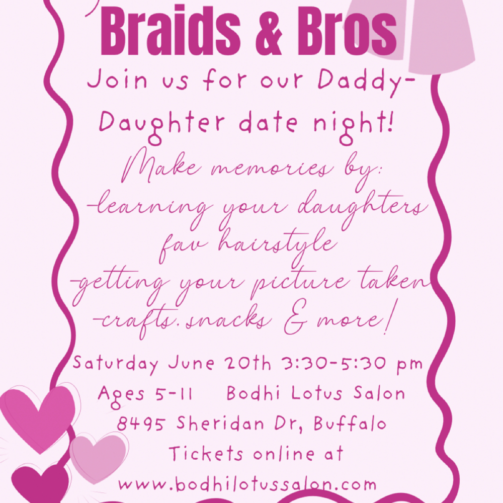Braids and Bros Ticket at Bodhi Lotus Salon in Buffalo, NY