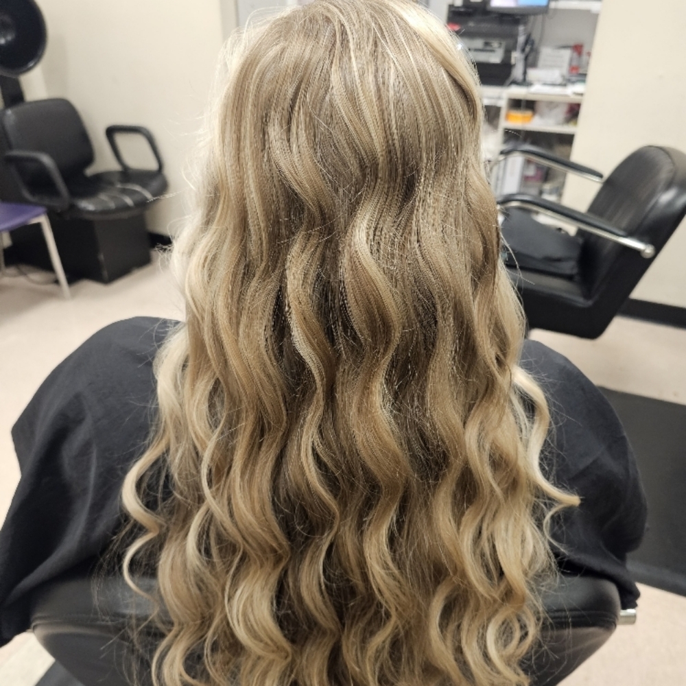 Balayage / Custom Blonding at Sarah's Bloom & Glow Beauty Haven in Goldsboro, NC