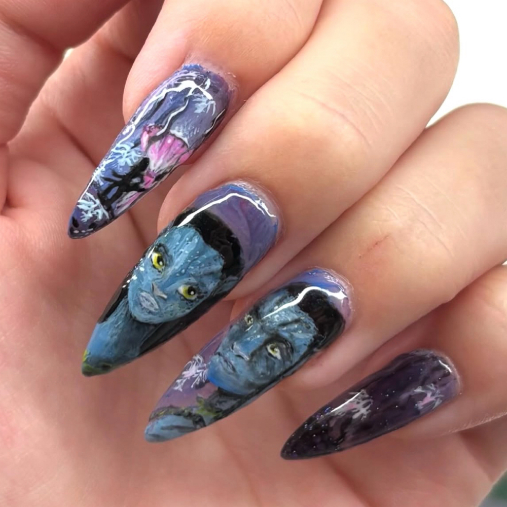 Tier 6 Nail Art at Nails by Riley in Scottsdale, AZ