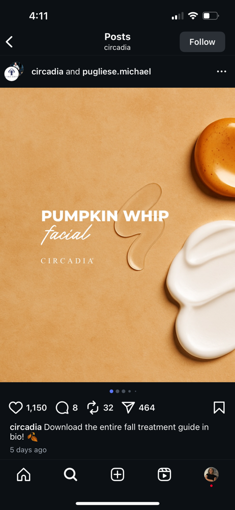 PUMPKIN WHIP FACIAL