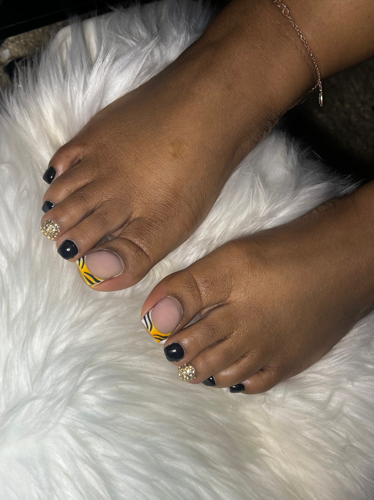 Toes (acrylics)