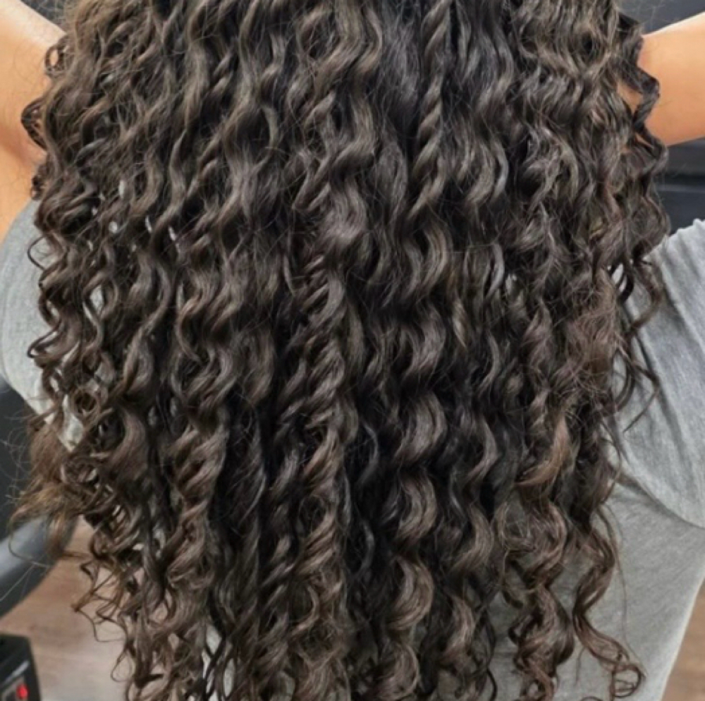 Woman’s Spiral Perm at All Dolled Up Beauty Bar in Stephenville, TX