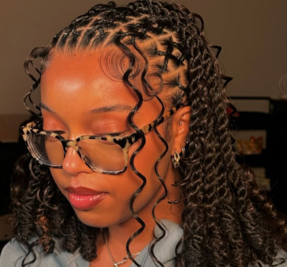 CRISS CROSS & TWISTS at YOLY’S BEAUTY BAR in Berlin, CT