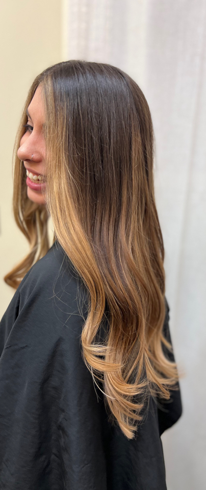 Balayage Blonding