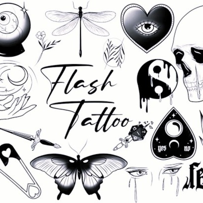 Flash Design at UIB Tattoos & Esthetics LLC in Anchorage, AK