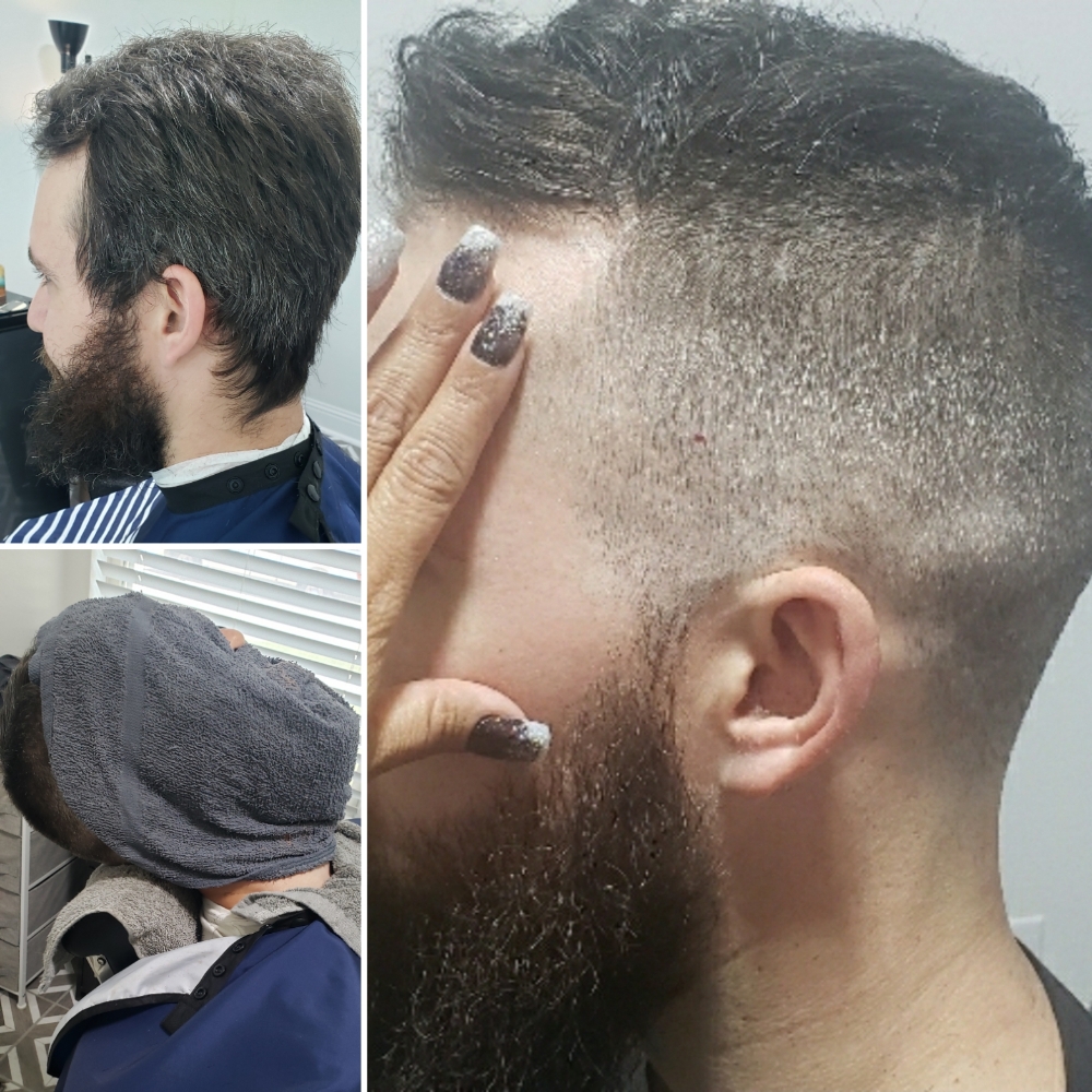 Men's 14+ Haircut w/ Steam Towel