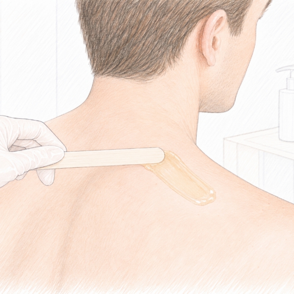 Shoulder waxing at Skin Reboot Spa Clinic in Cary, NC