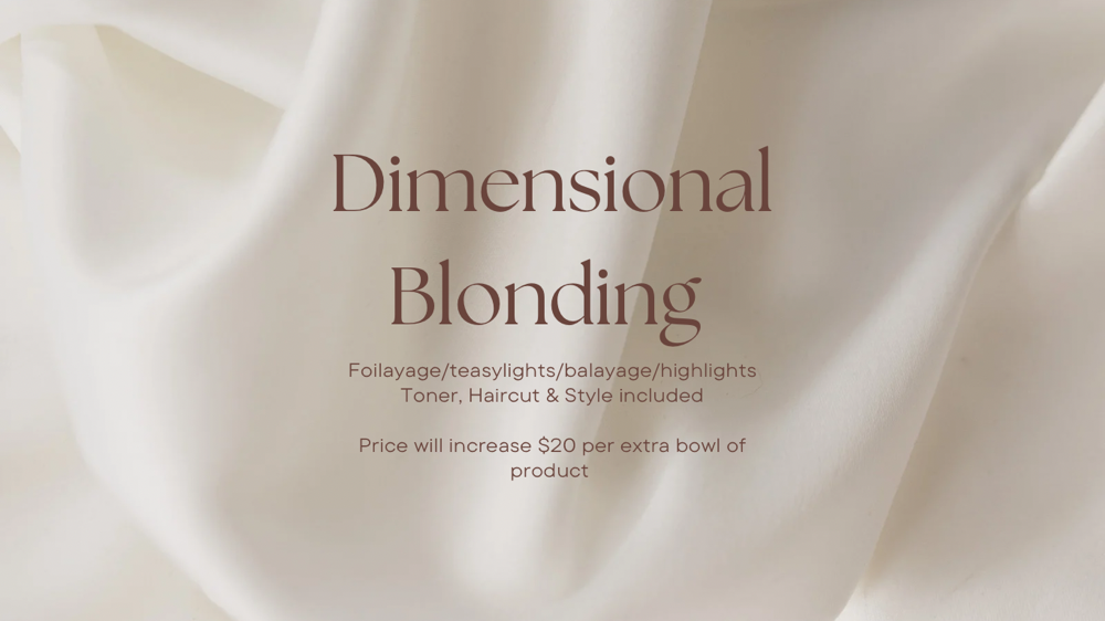 Dimensional Blonding